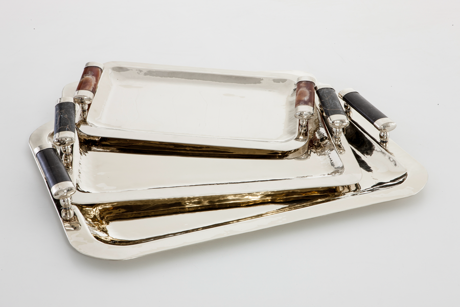 Valle Bar Onyx Rectangular Tray