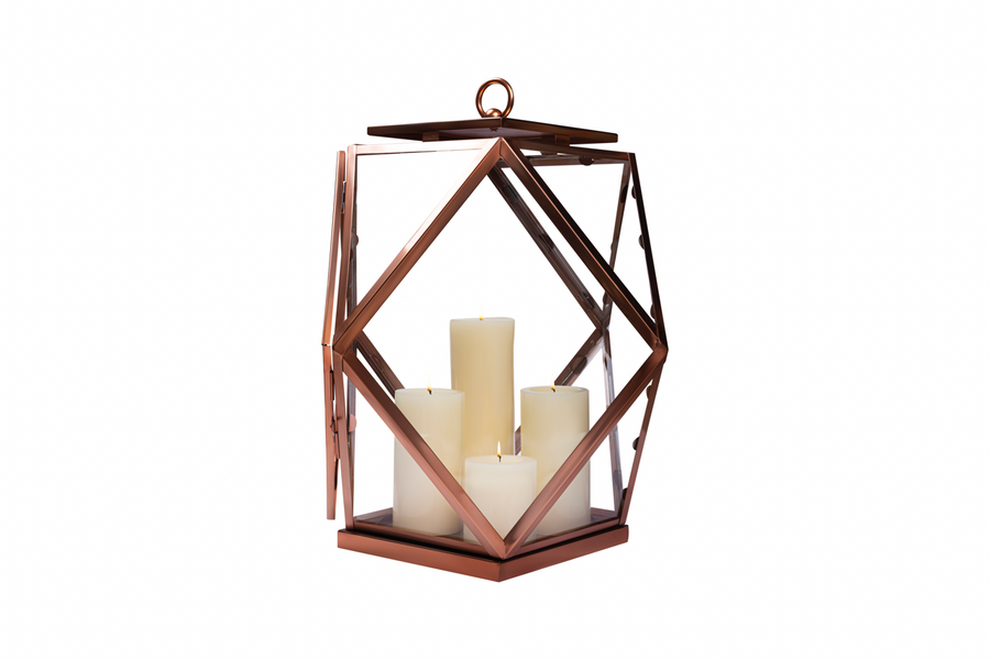 Diamante Lantern Rose Gold