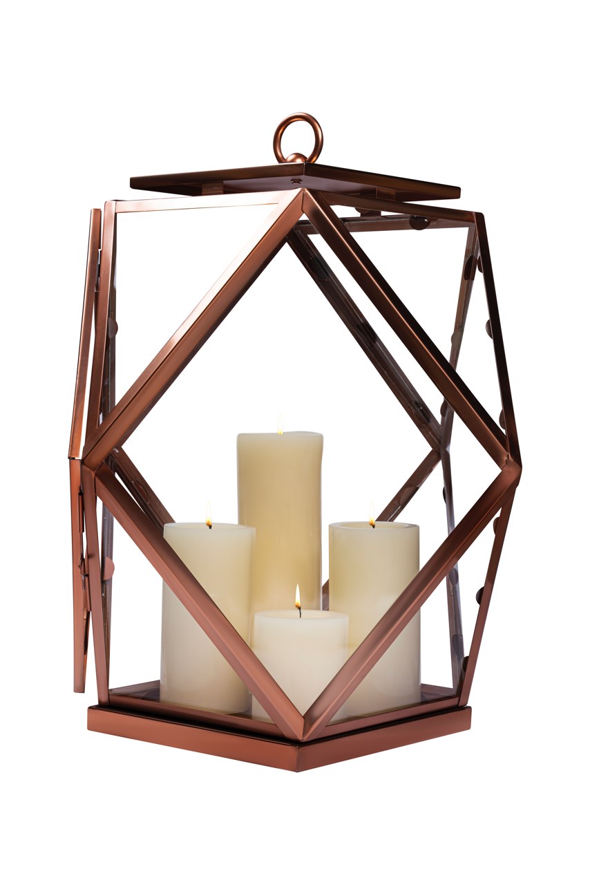 Diamante Lantern Rose Gold