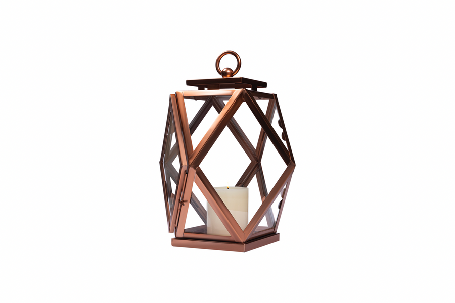 Diamante Lantern Rose Gold