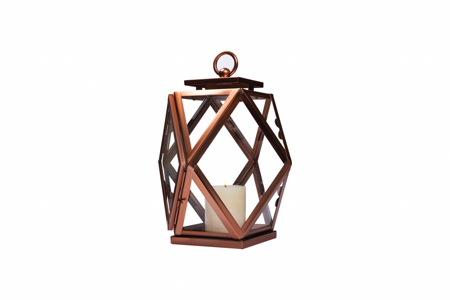 Diamante Lantern Rose Gold