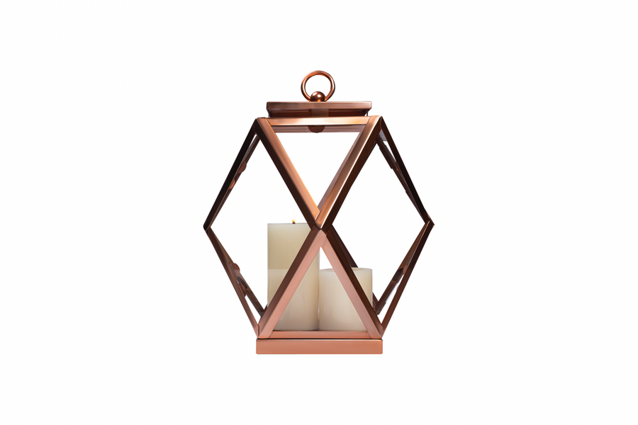 Diamante Lantern Rose Gold