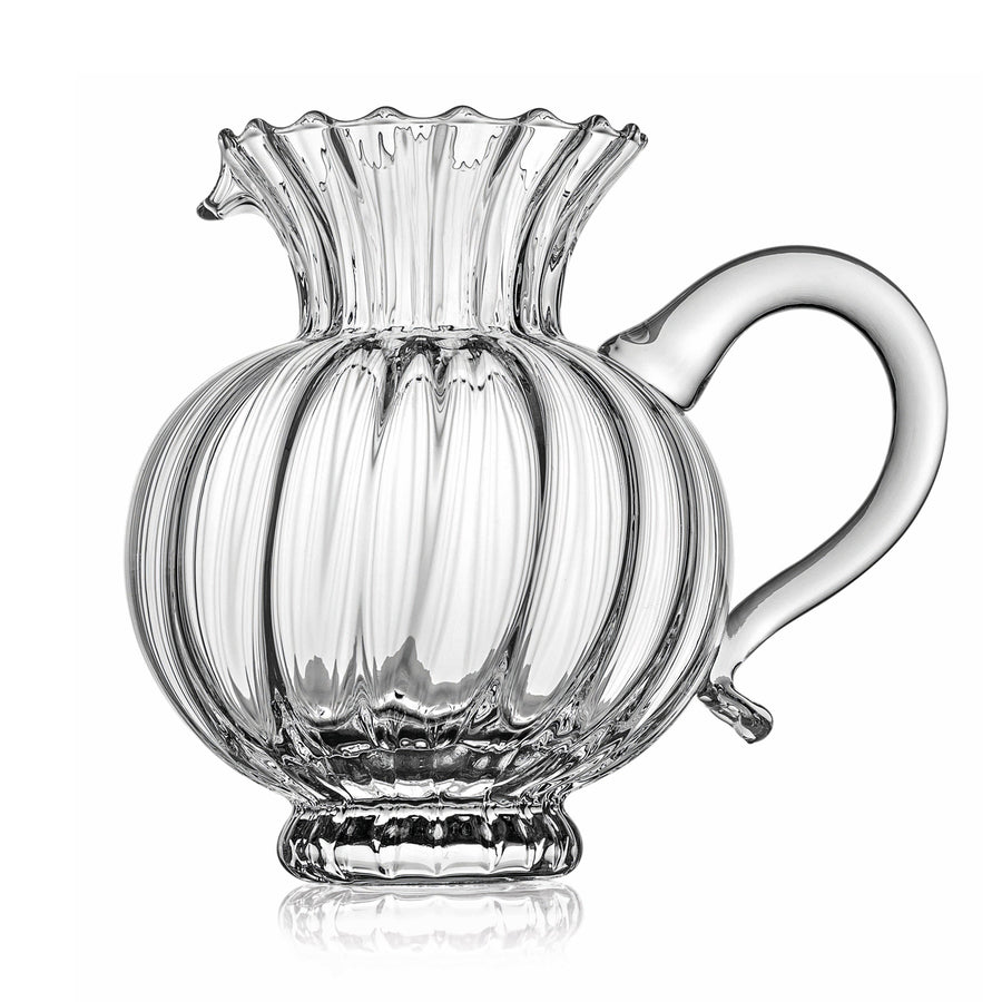 Maitre Pitcher With Lined Handle Vertical Optic