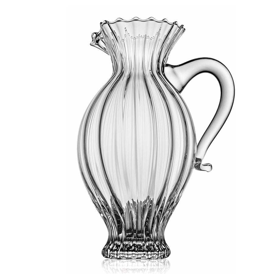 Maitre Pitcher With Lined Handle Vertical Optic