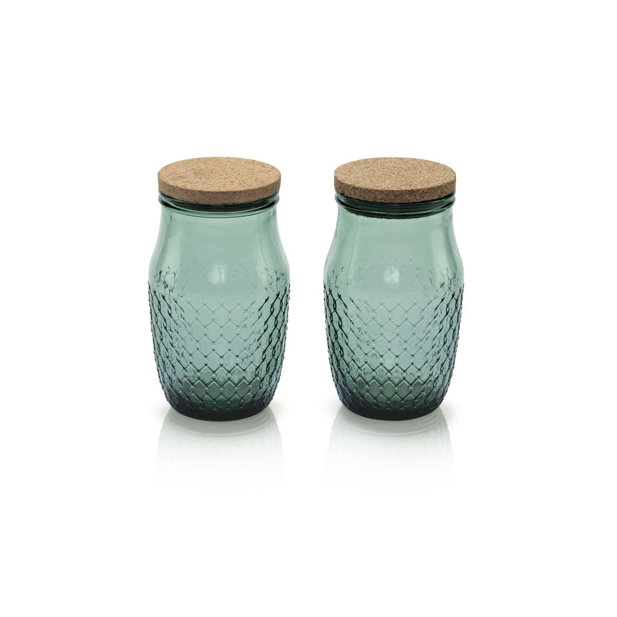 Mint Green Barattolando 2 Jar Set