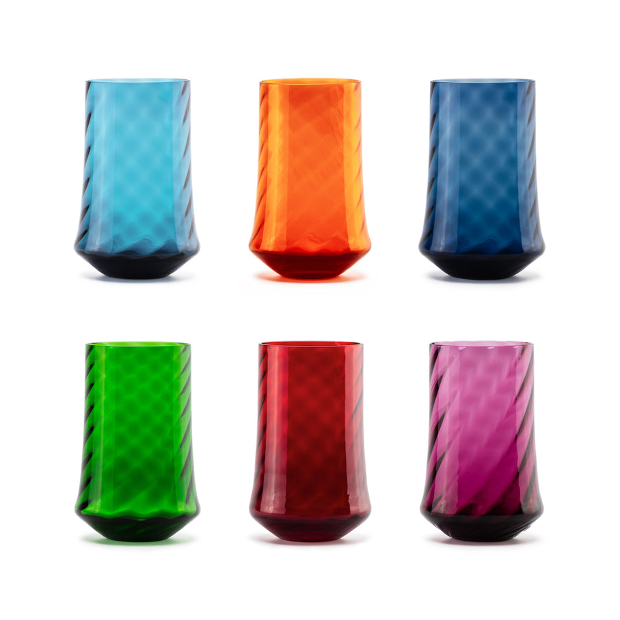 Assorted Barena Water Glass Torsè (Set of 6)