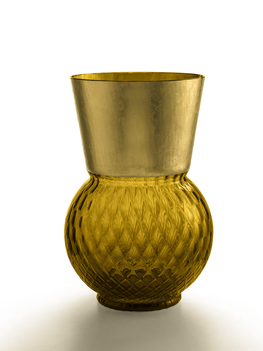 Basilio Vase Brown