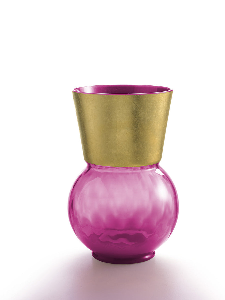 Basilio Vase Ruby Red