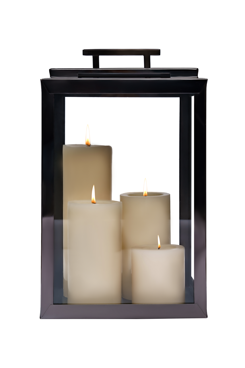 Japanese Lantern Black Nickel