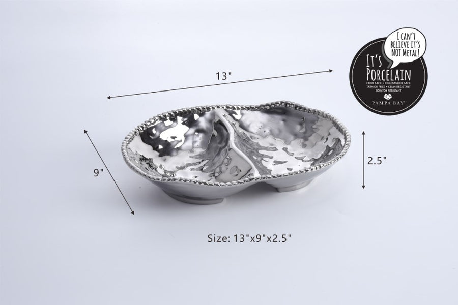 2 Section Serving Bowl