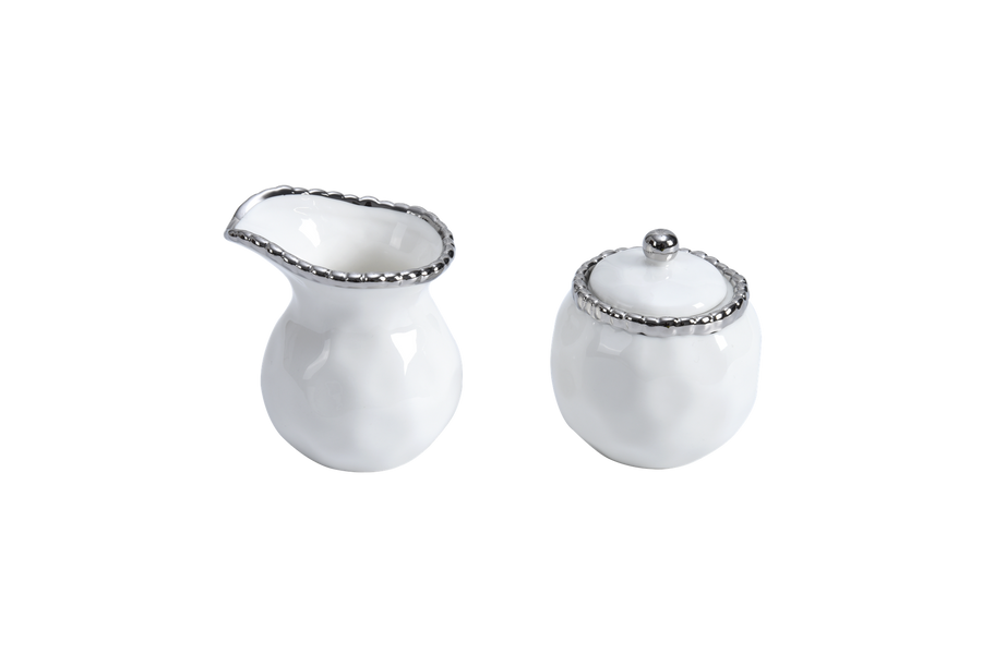 Small Creamer & Sugar Set