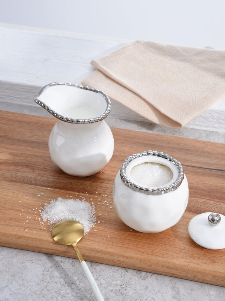 Small Creamer & Sugar Set