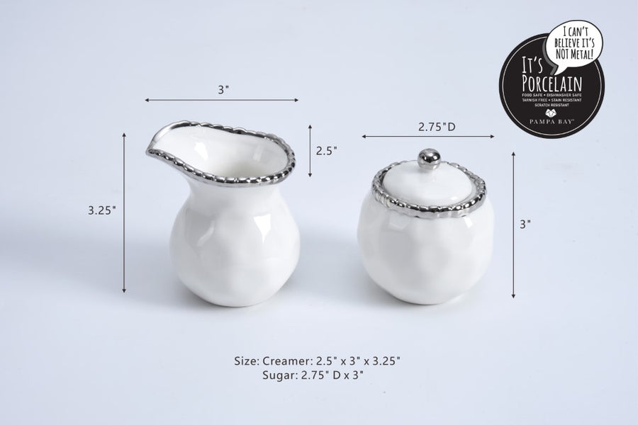 Small Creamer & Sugar Set