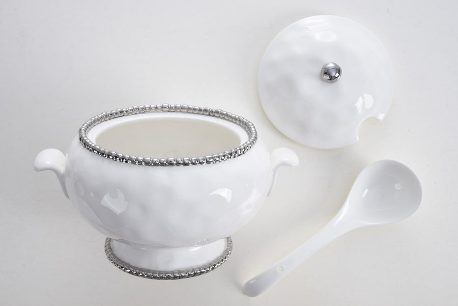 Soup Tureen & Spoon