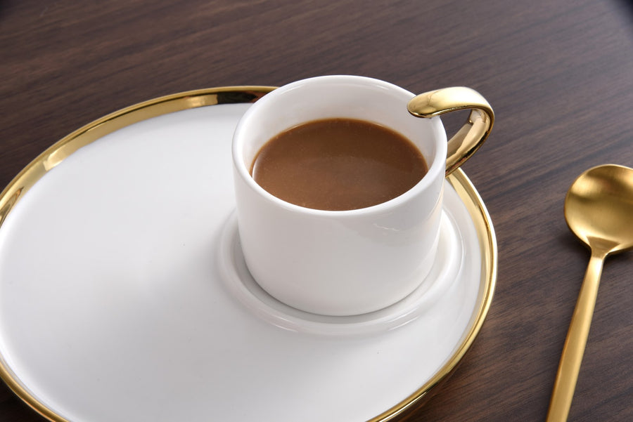 Espresso Cup and Plate