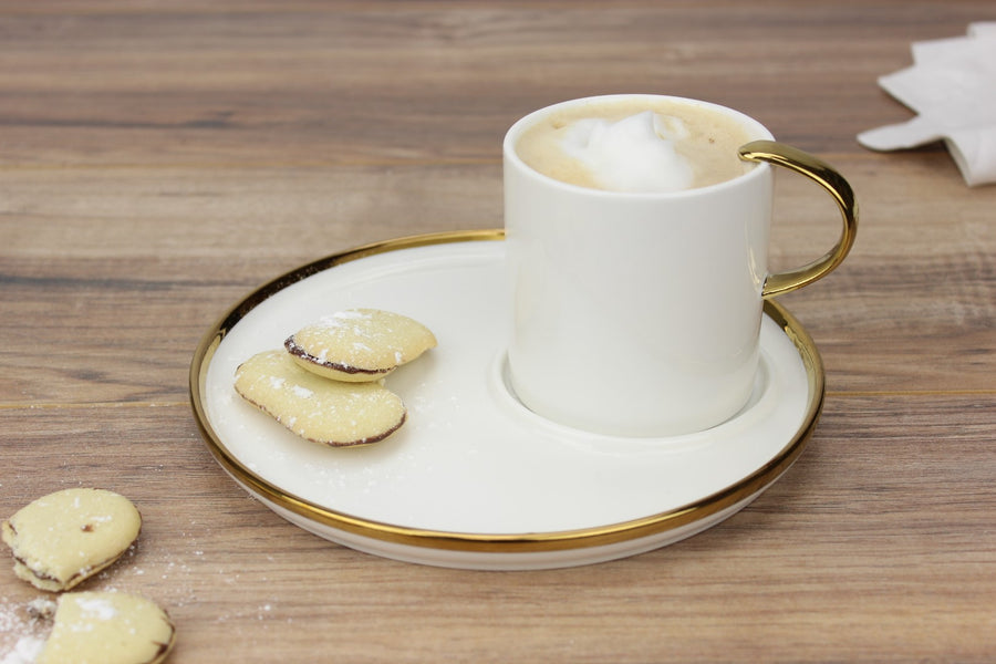 Cappuccino Cup and Plate