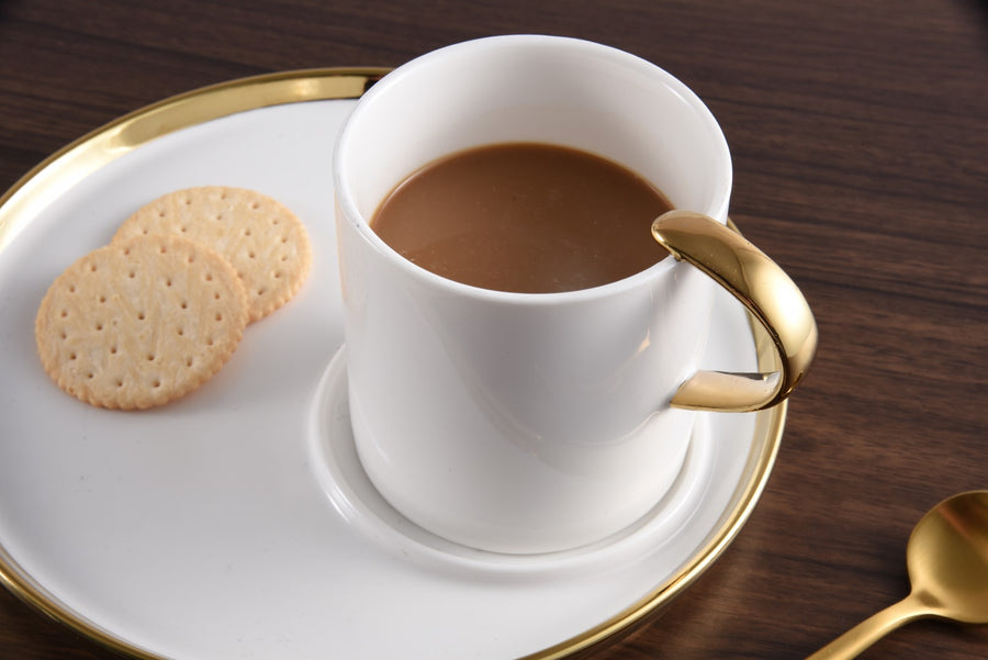 Cappuccino Cup and Plate