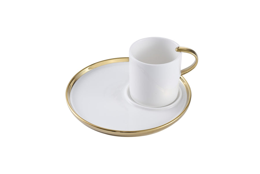 Cappuccino Cup and Plate