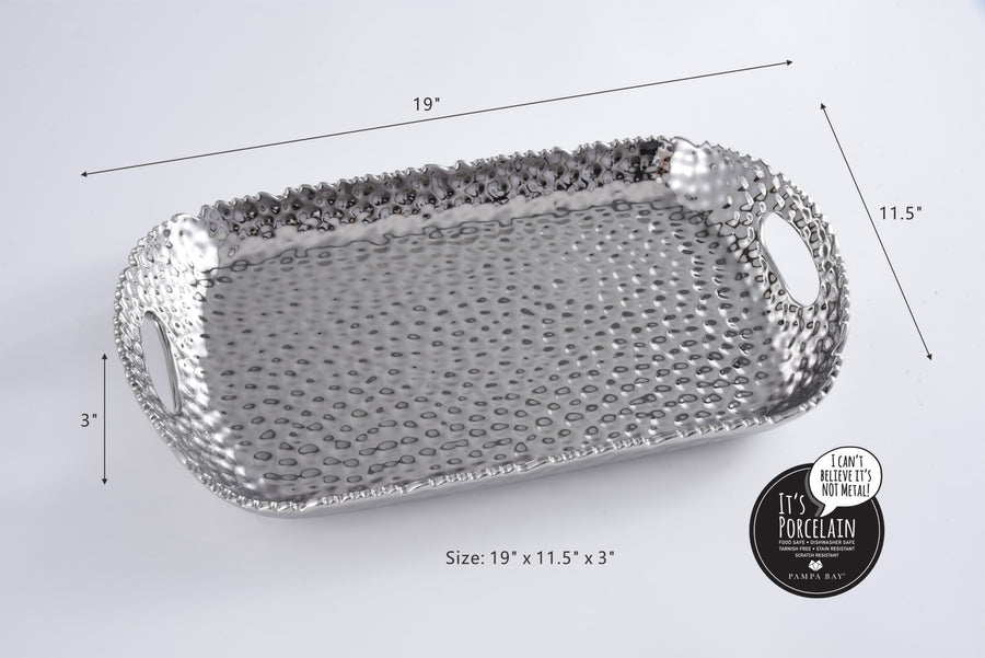 Rectangular Tray with Handles