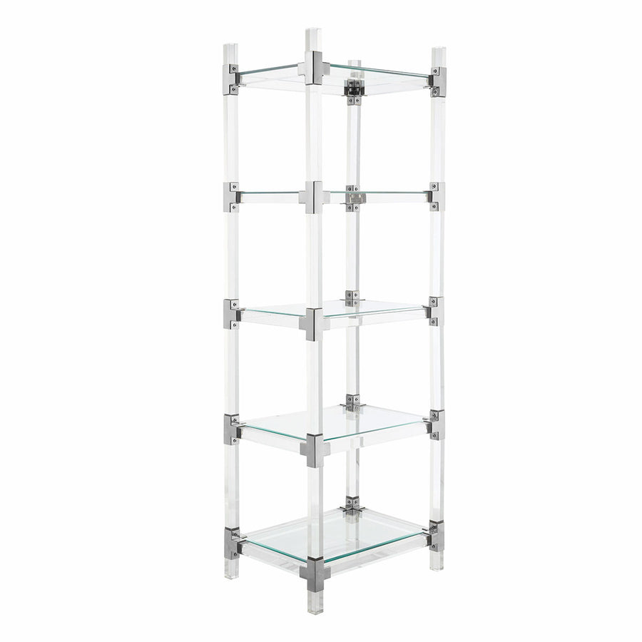 Lucite Shelving Unit