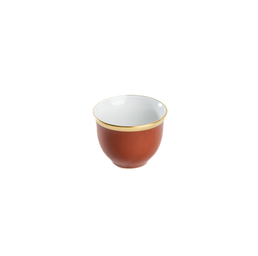 Set of 6 Sous Le Soleil Arabic Coffee Cups Caramel