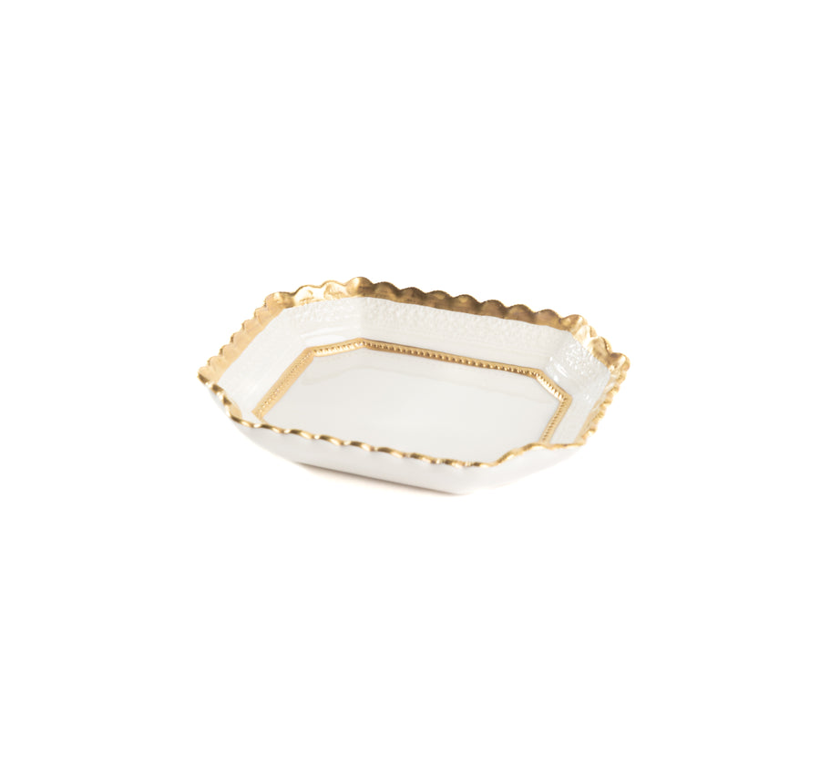 Porcelain Rectangular Tray Small