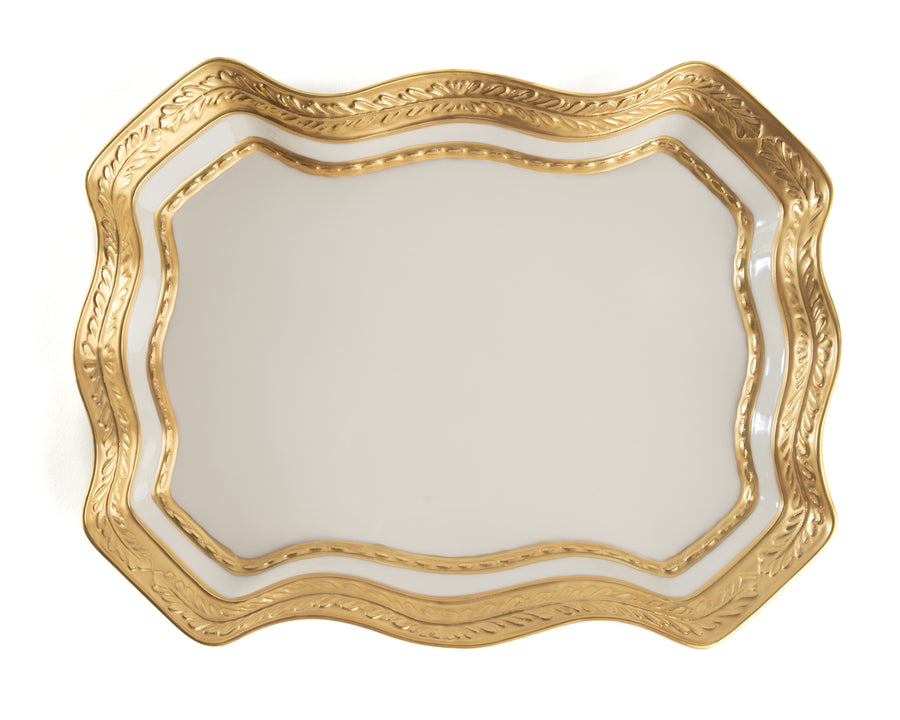 Porcelain Rectangular Tray