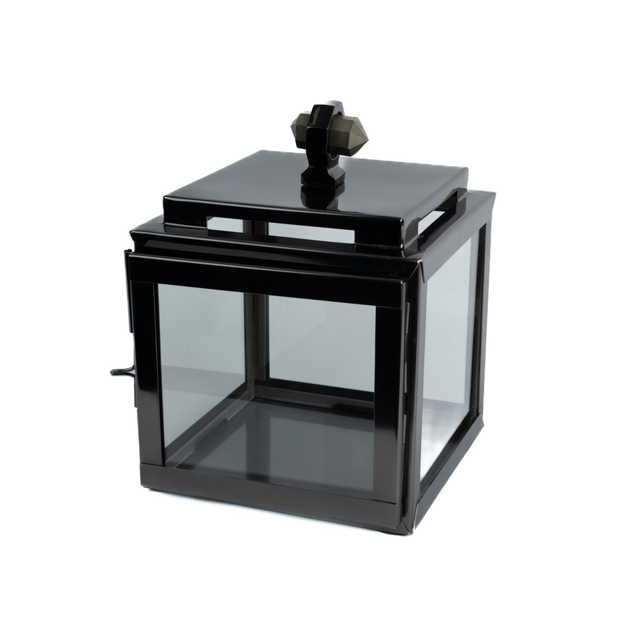 Square Lantern Black Nickel