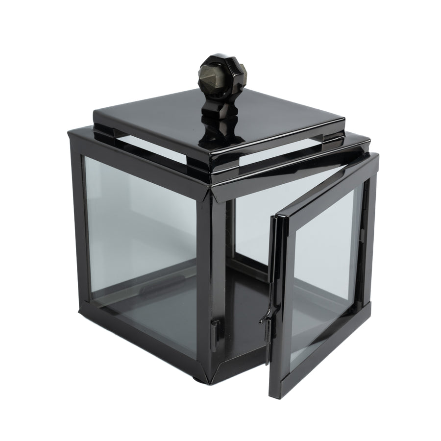 Square Lantern Black Nickel