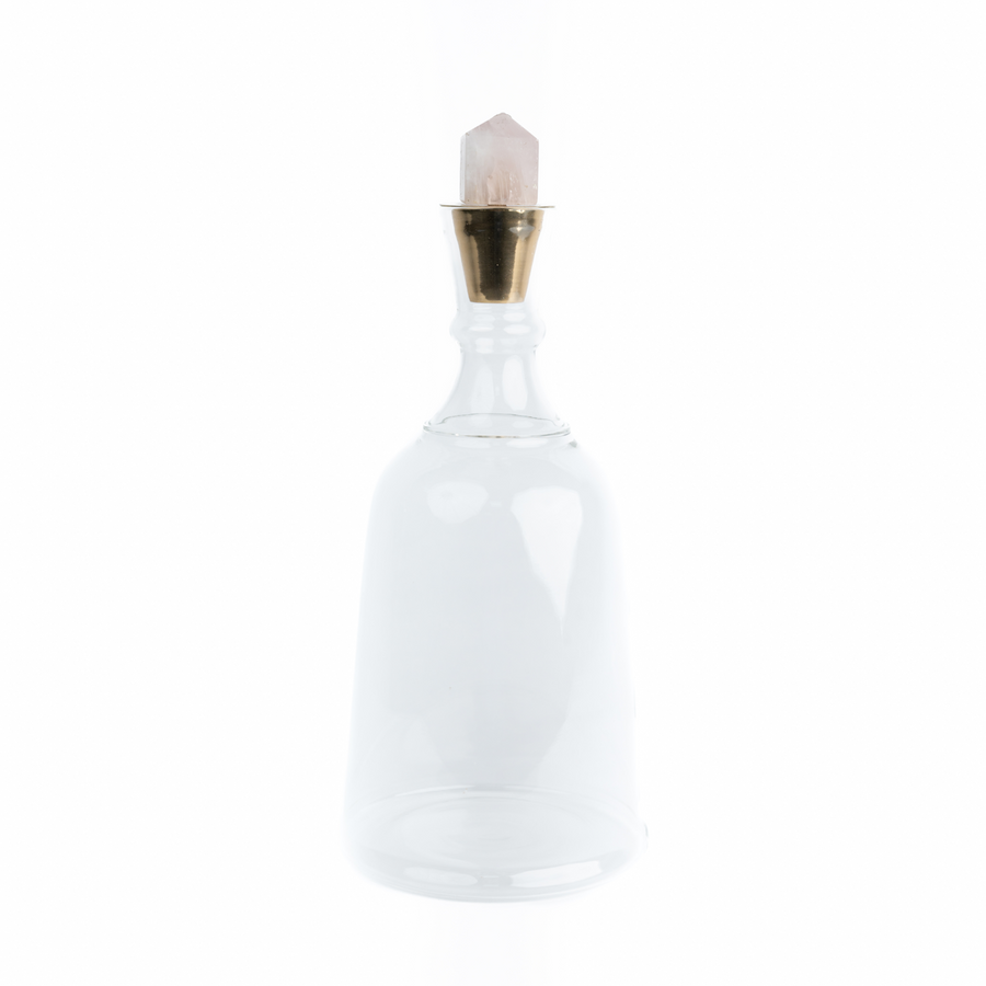 Rose Quartz Pencil Juice Bottle