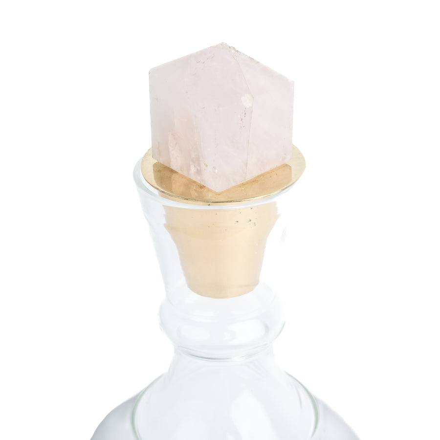 Rose Quartz Pencil Juice Bottle