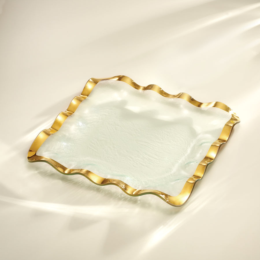 Ruffle Square Tray