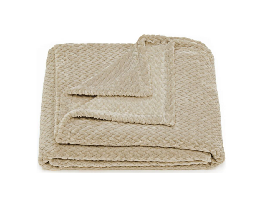 Luxury Blanket Beige 130x170