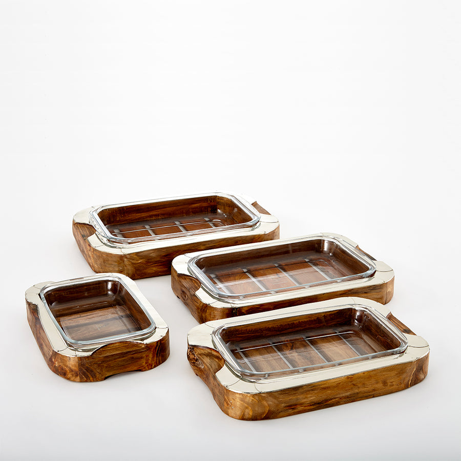 Chalten Wood Oven Rectangular Serving Tray