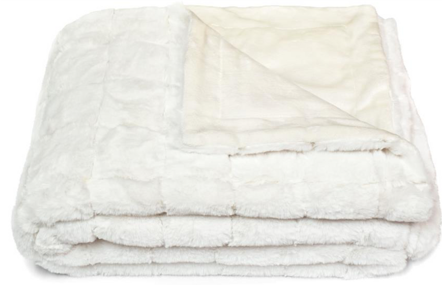 Luxury Blanket Ivory 150x200