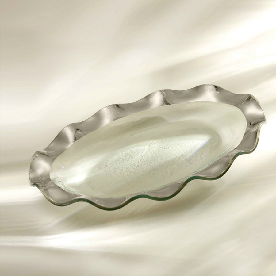 Ruffle Oval Platter