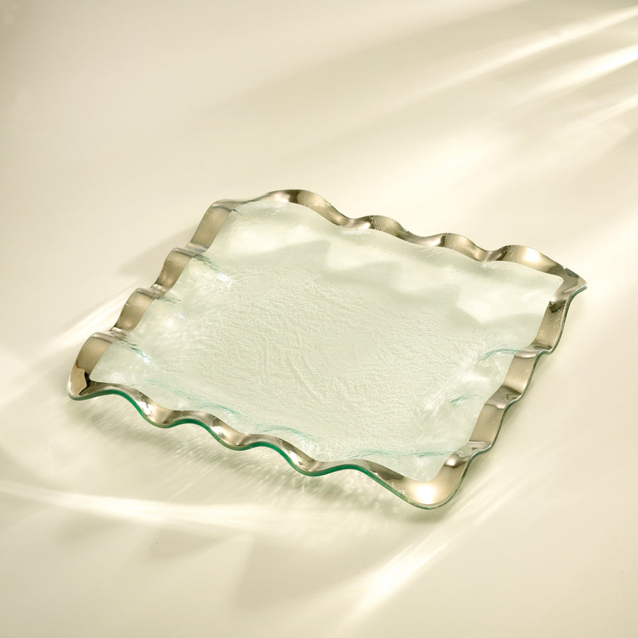 Ruffle Square Tray