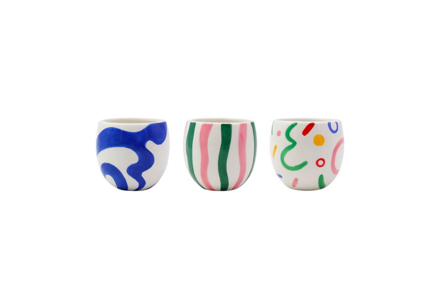 Plant Pot Pippa - Set of 3 Assorted