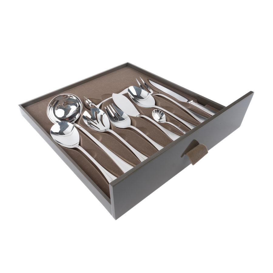 Pearl 130-piece Silver Cutlery Set