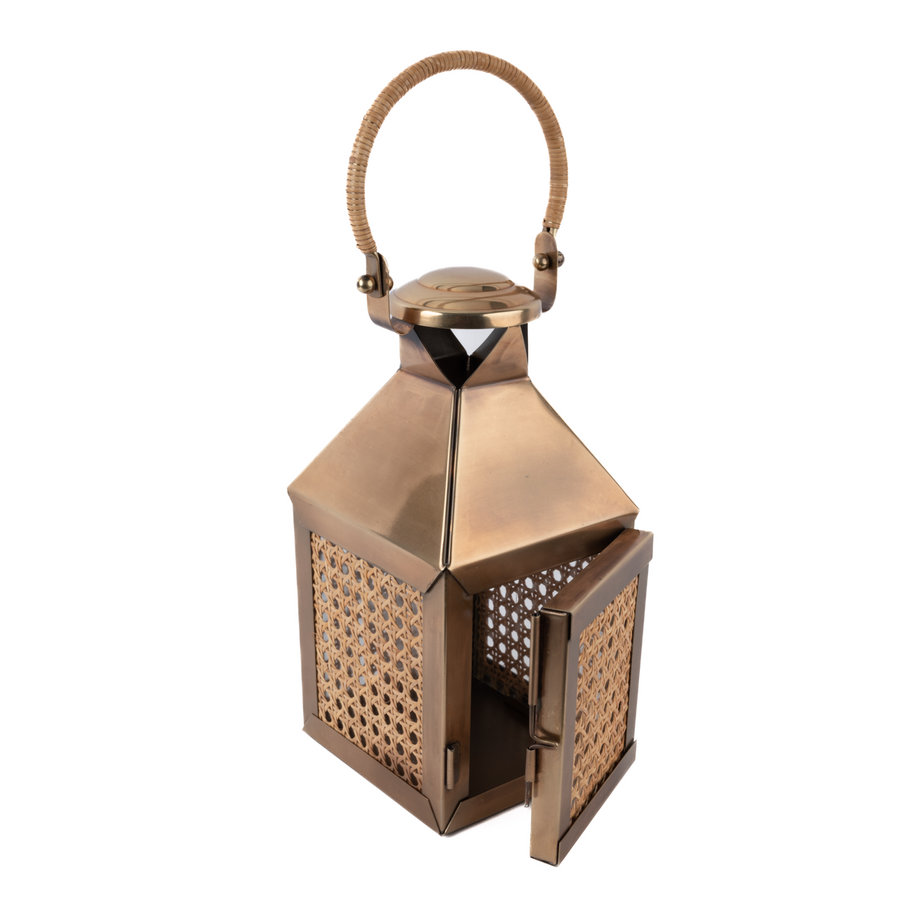 Club Value Lantern Burnished Brass