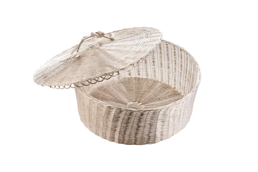 Round Bread Basket with Lid