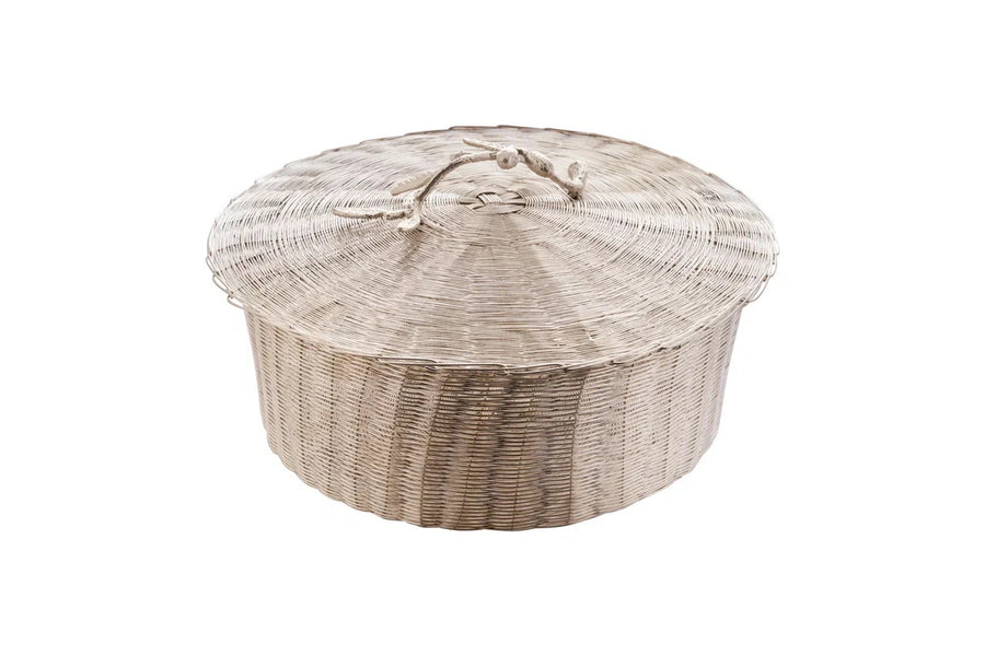 Round Bread Basket with Lid