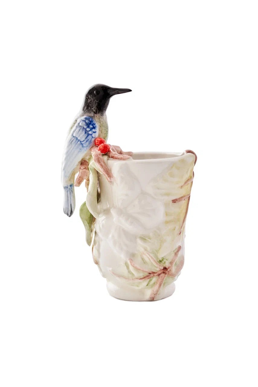 Tropical Bird Vase