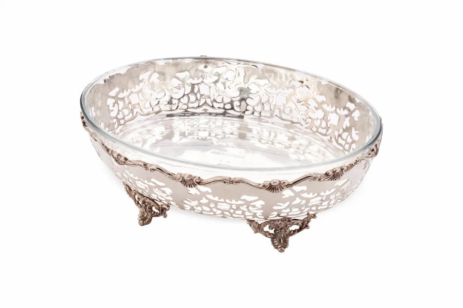 Oval Centerpiece Tray with Pyrex