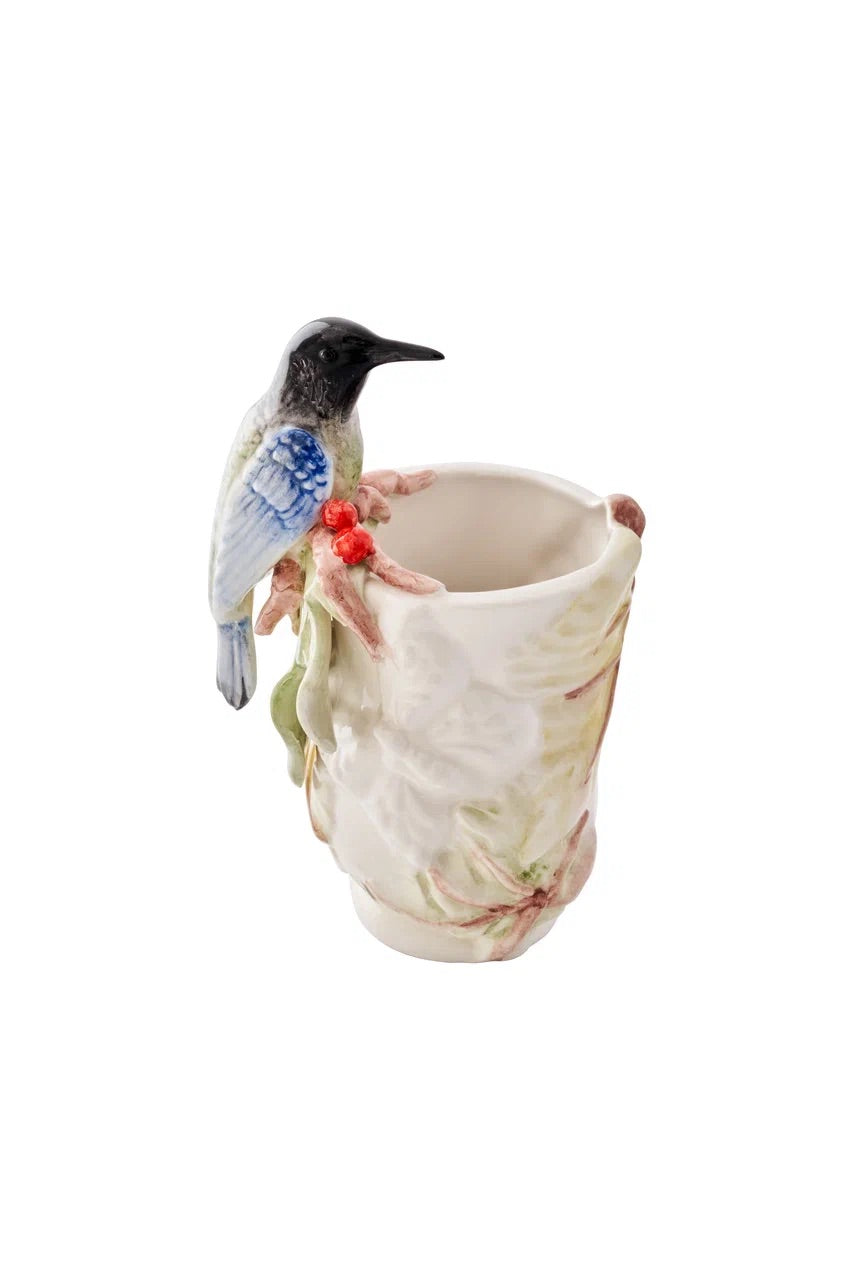 Tropical Bird Vase