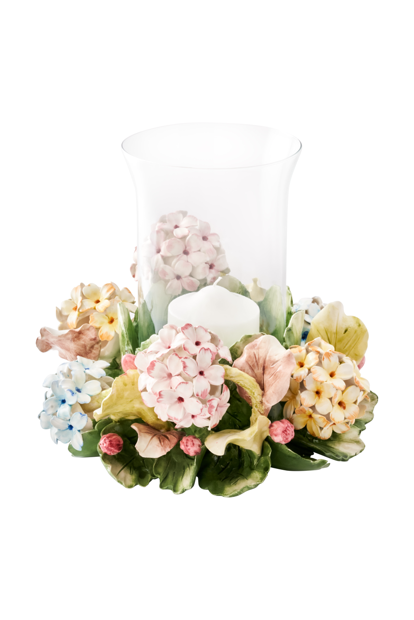 Flambeau Hydrangeas Candleholder